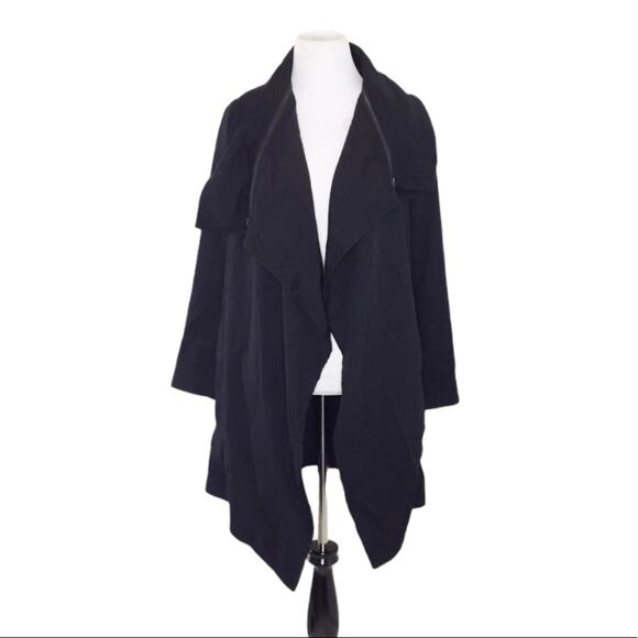 AllSaints Iona Lyocell Funnel Collar Zip Jacket 00 - Picture 3 of 8